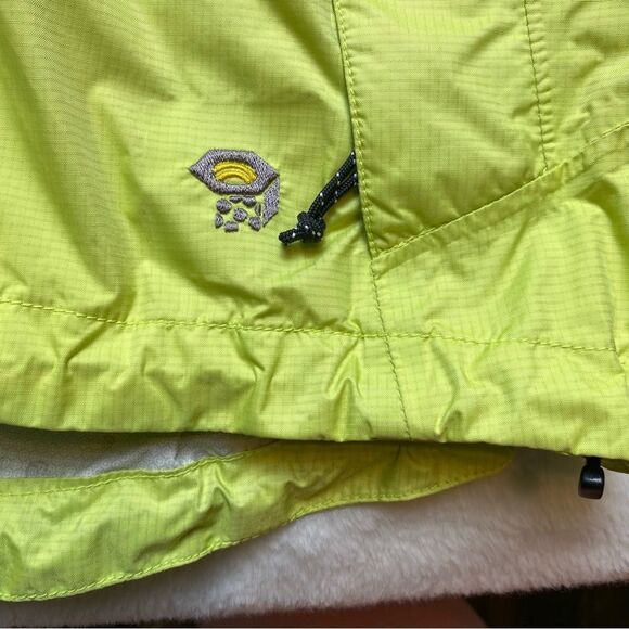 Mountain HardWear Yellow Conduit Silk Waterproof Jacket Size Small - Picture 13 of 16